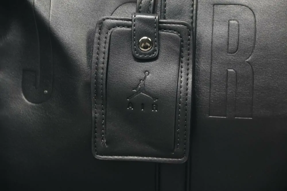 jordan black duffle bag