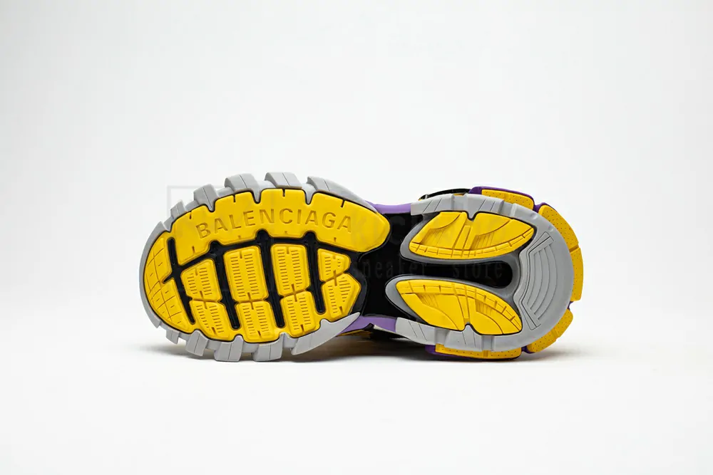 balenciaga track.2 yellow purple