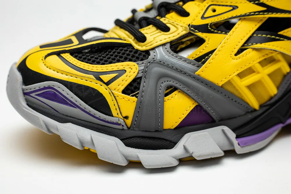 balenciaga track.2 yellow purple