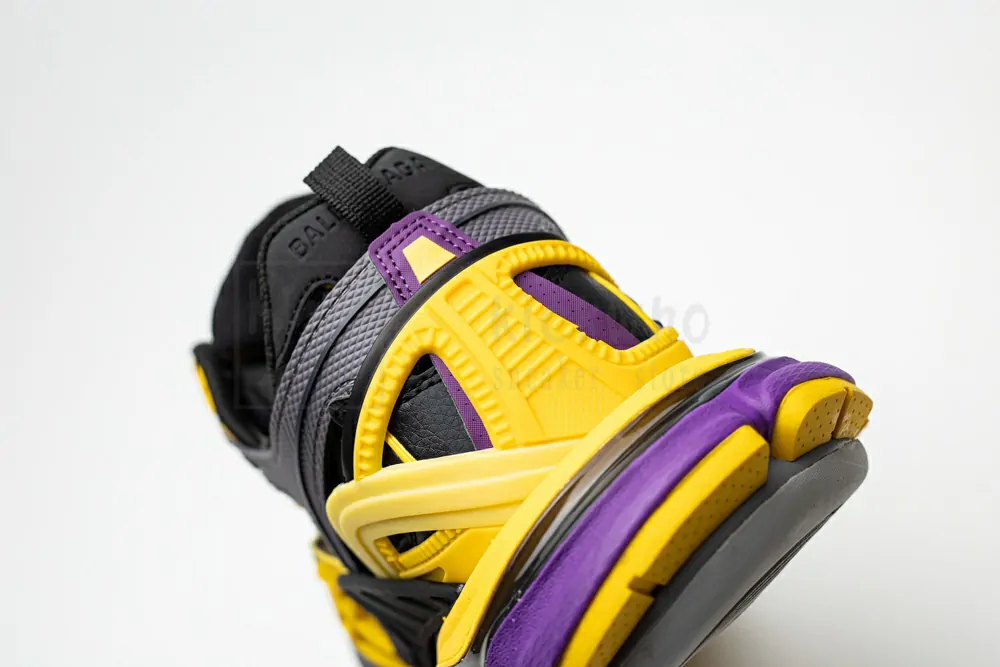 balenciaga track.2 yellow purple