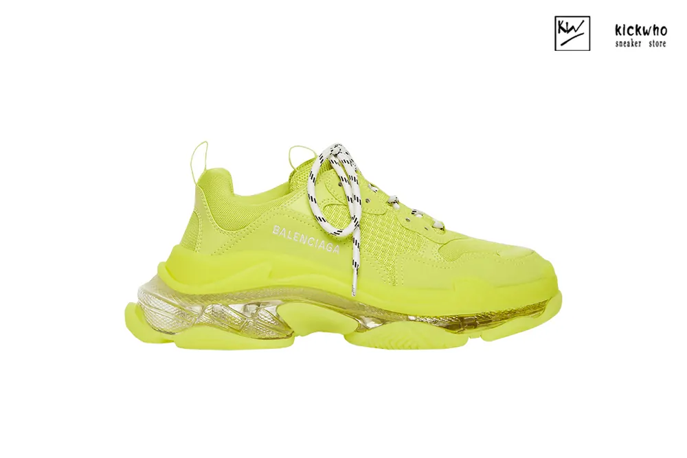 balenciaga triple s sneaker ''clear sole - fluo''