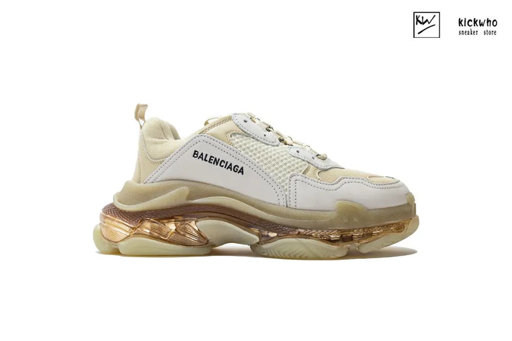 balenciaga triple s sneaker ''clear sole - off white''