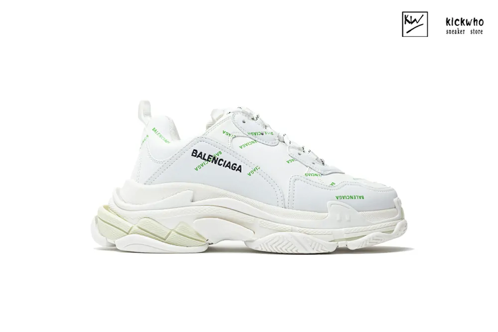 balenciaga wmns triple s sneaker ''all over logo - white''