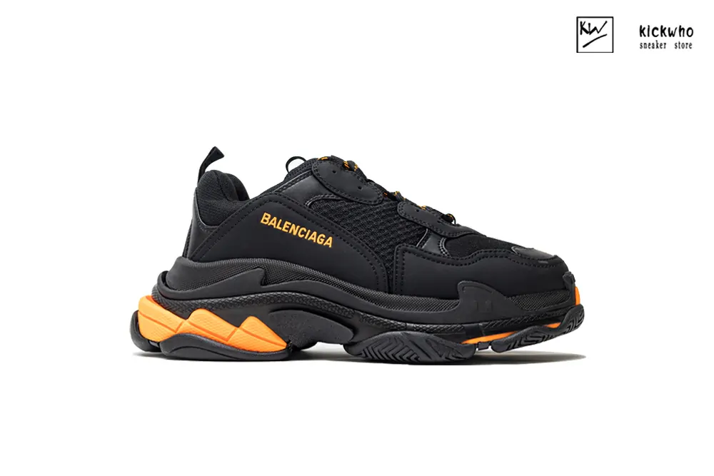 balenciaga triple s sneaker ''black orange''