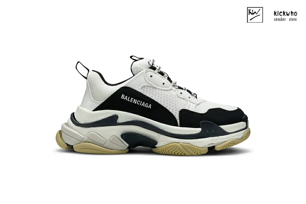 Ba*len*cia*ga triple s sneaker ''white black''