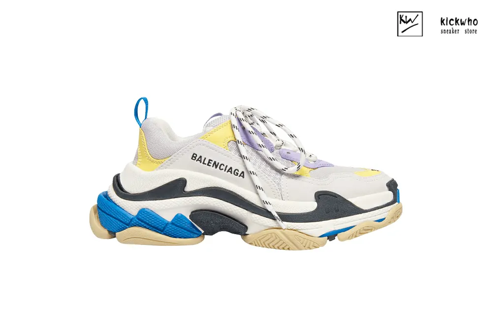 balenciaga wmns triple s ''purple yellow''