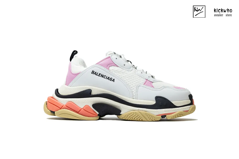 balenciaga wmns triple s ''white light pink''