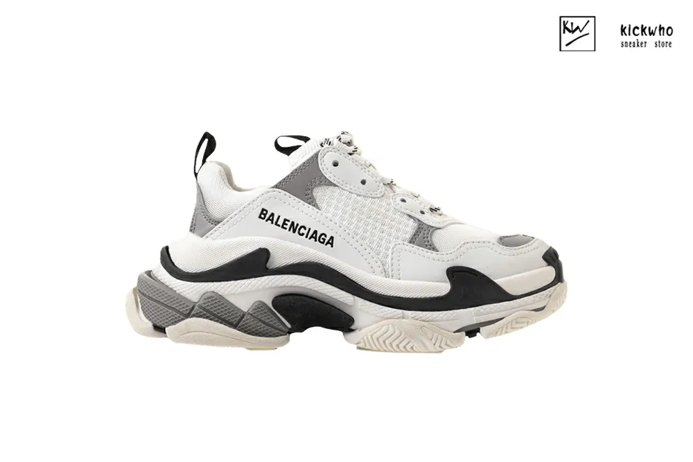 balenciaga wmns triple s ''white grey''