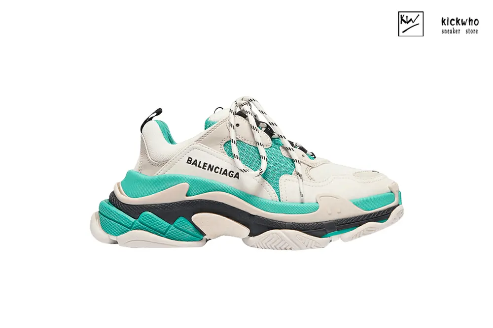 balenciaga wmns triple s ''white green'' 2019