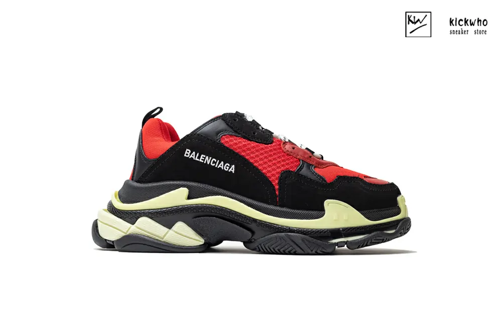 balenciaga triple s sneaker ''black red''