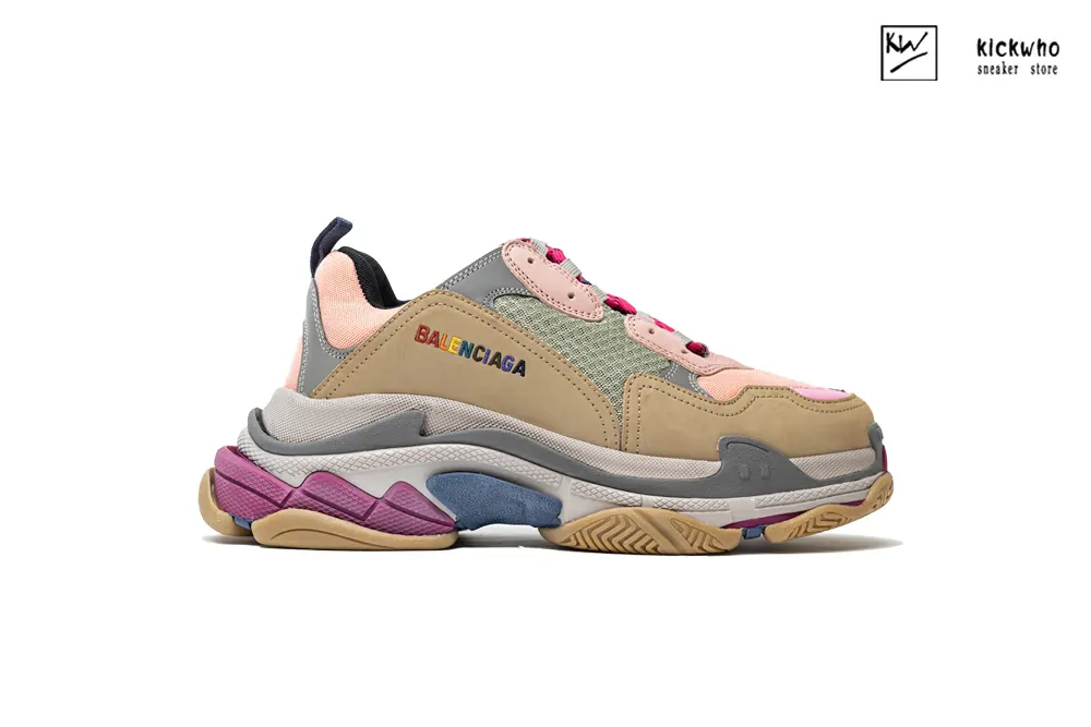 balenciaga wmns triple s ''beige pink grey''