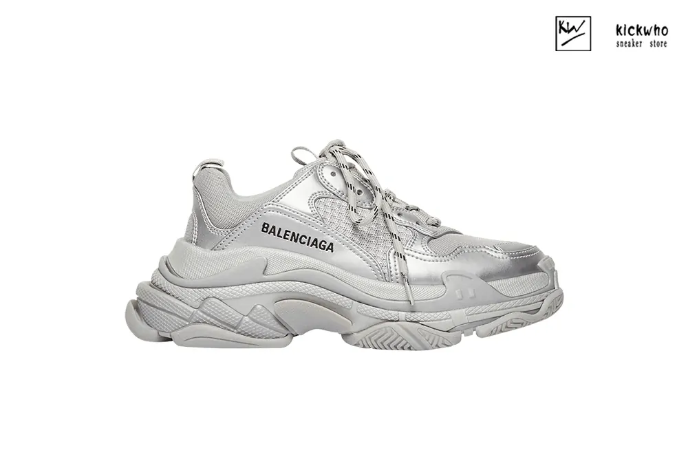 balenciaga wmns triple s sneaker ''silver''