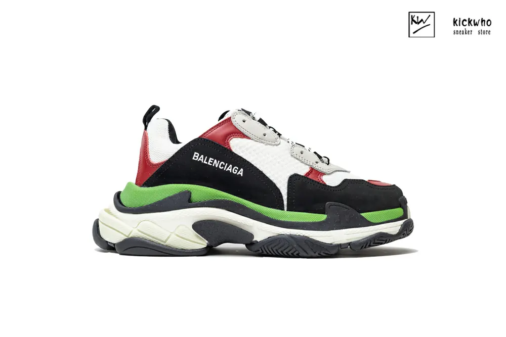 balenciaga triple s sneaker ''white red black''