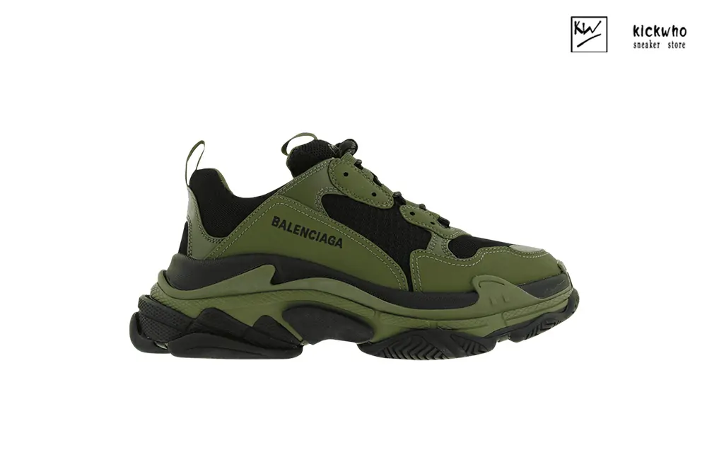 balenciaga triple s sneaker ''black khaki''