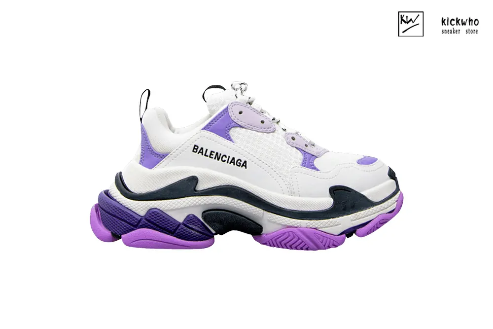 balenciaga wmns triple s sneaker ''white lilac''