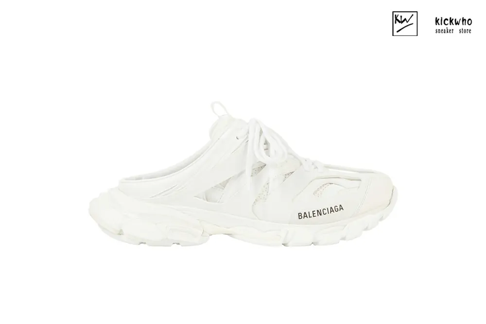 balenciaga wmns track mule ''white''