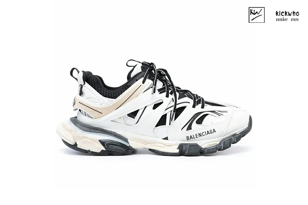 balenciaga wmns track sneaker ''white black''