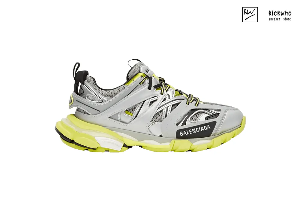 balenciaga track sneaker ''silver green''