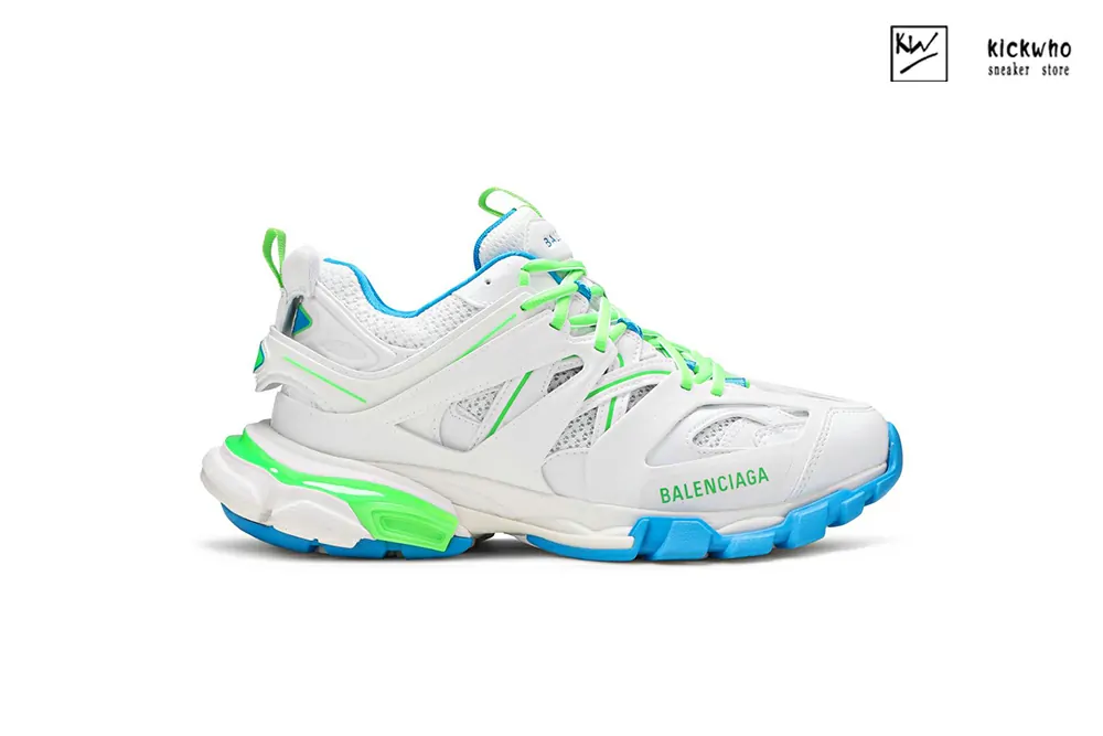 balenciaga track sneaker ''white green''