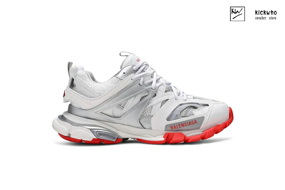 balenciaga track sneaker ''white red''