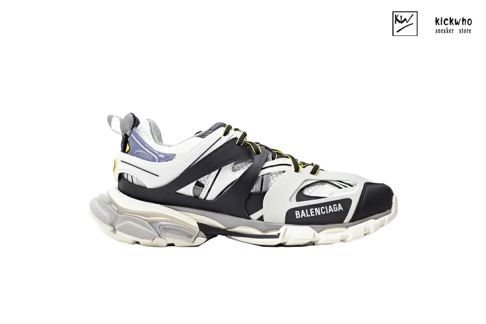 balenciaga track trainer ''black white purple''