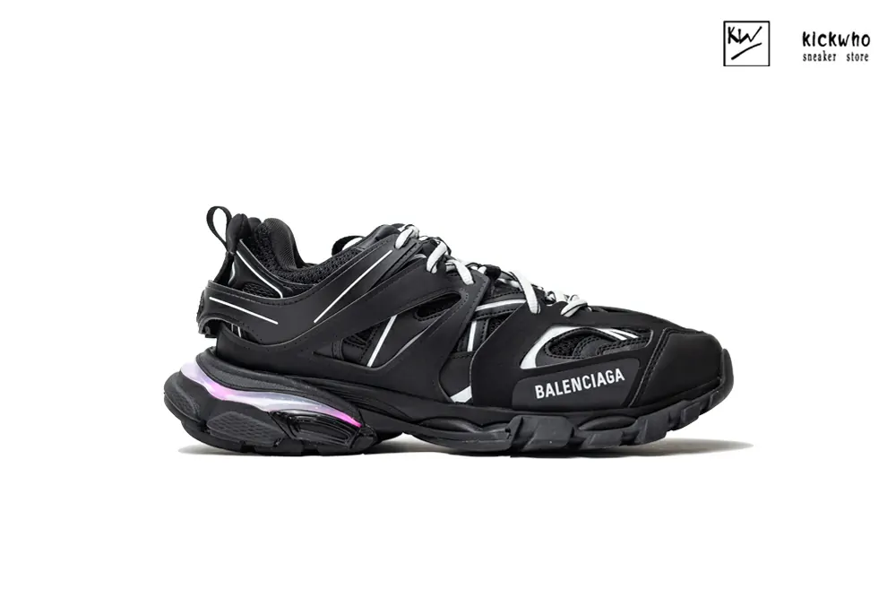 balenciaga track sneaker ''black white'' with led only sell in the u.s. region