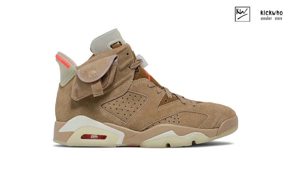 travis scott x air jordan 6 retro ''british khaki''