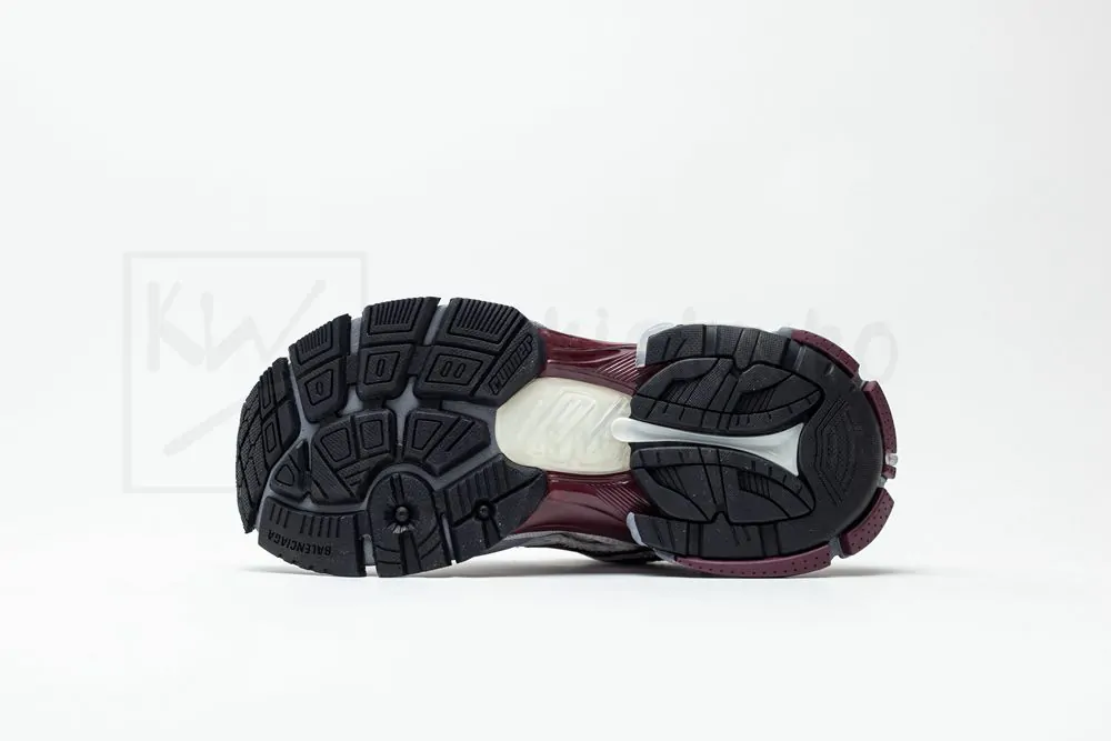 balenciaga runner burgundy