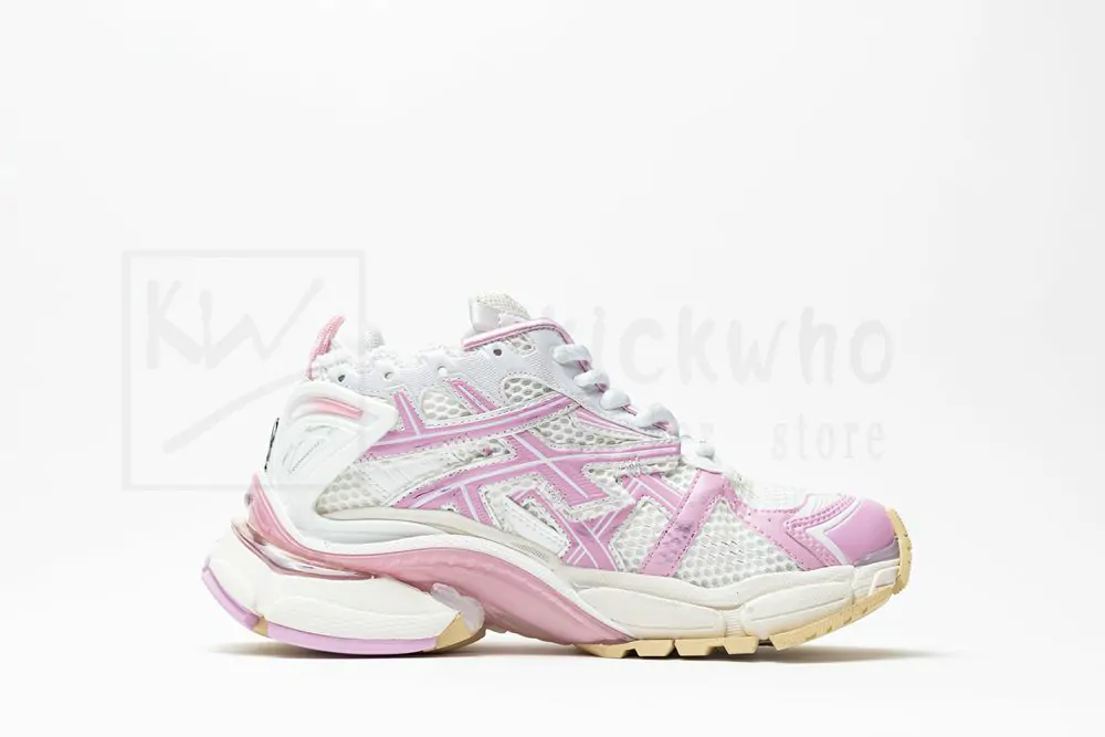 balenciaga runner pink white