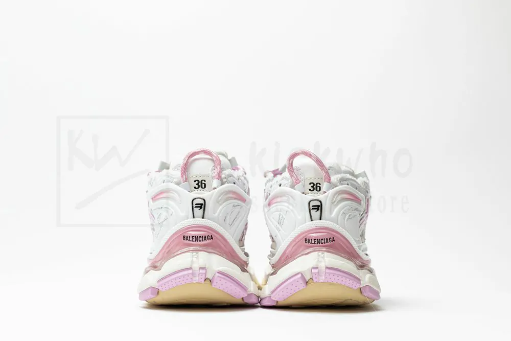 balenciaga runner pink white