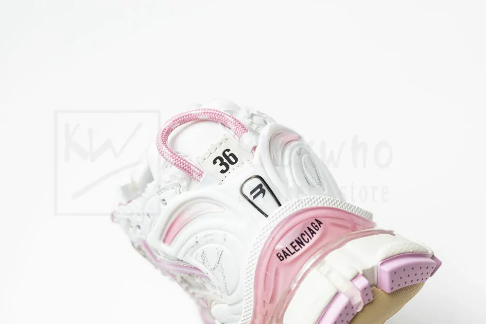 balenciaga runner pink white