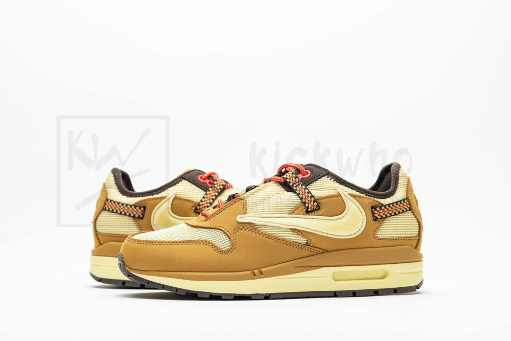 travis scott x air max 1 "wheat"