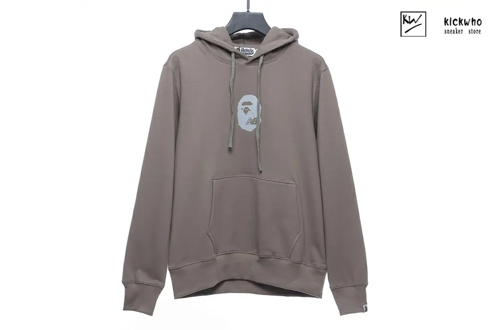 bape x newbalance hoodie camel