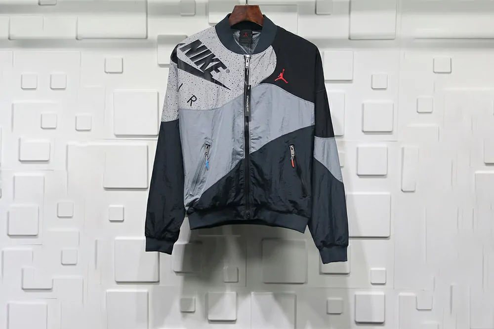 nike jordan 4 legacy jacket grey cement