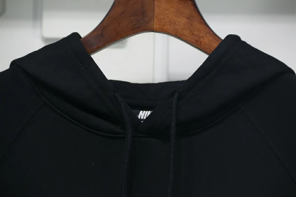 nike nsw swoosh pullover hoodie black