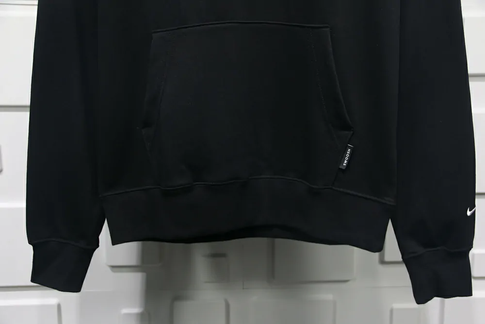 nike nsw swoosh pullover hoodie black