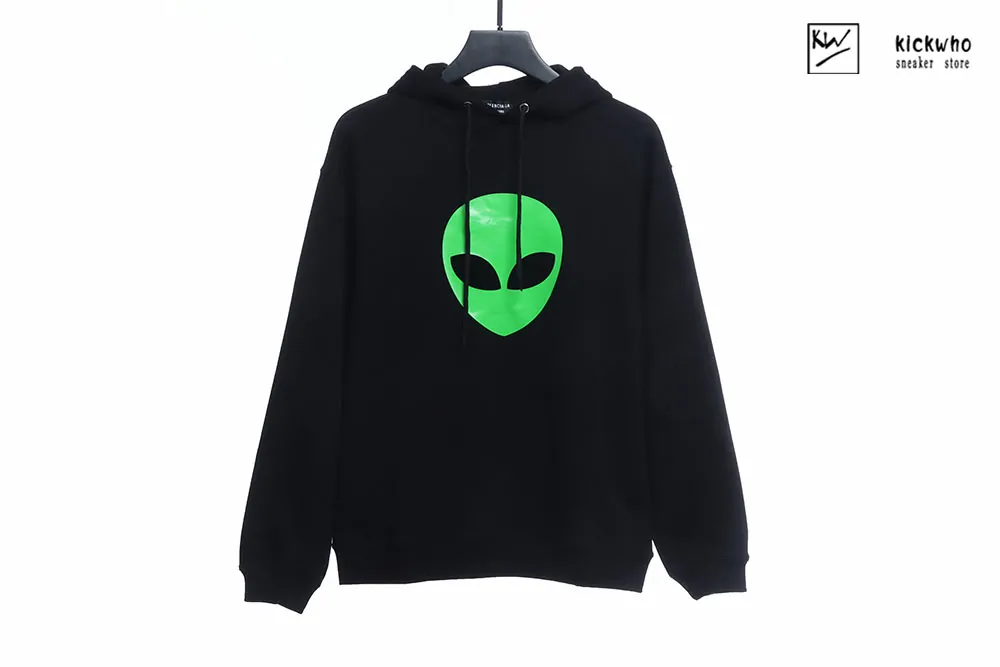 balenciaga alien hoodie black