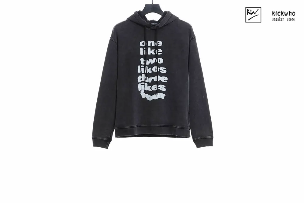 Ba*len*cia*ga phantom hoodie black