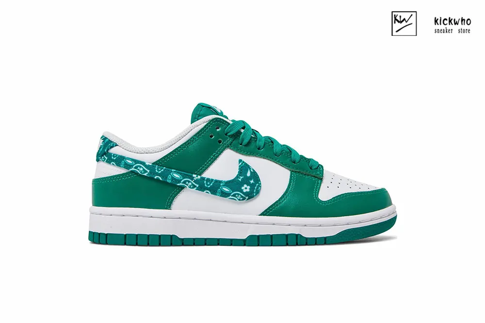 wmns dunk low ''green paisley''