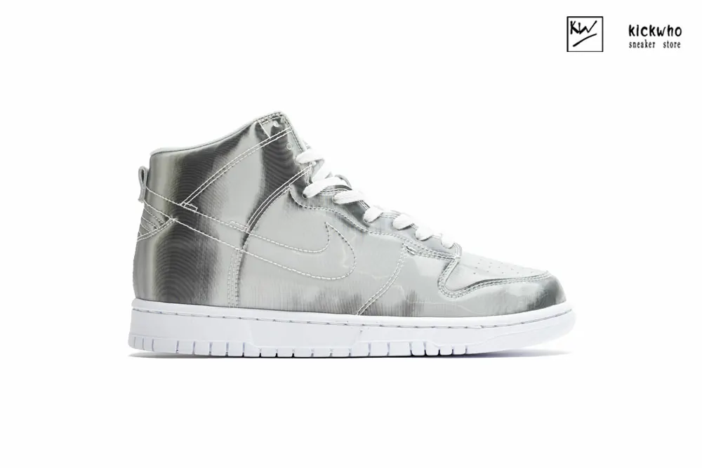 clot x dunk high ''silver metallic''