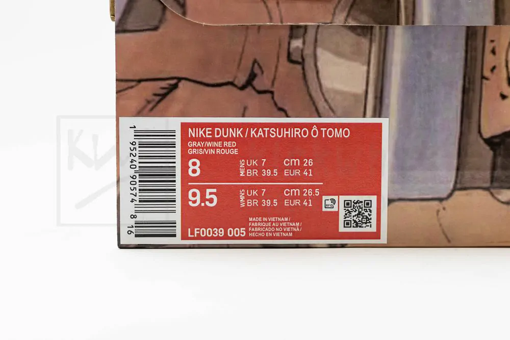 otomo katsuhiro x nike sb dunk low steamboy ost dark red blue