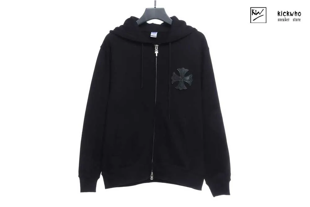 chrome hearts cross suits zip hoodie