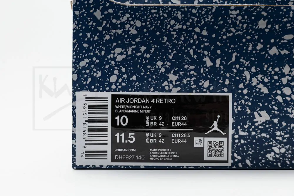 godkiller air jordan 4 retro midnight navy (size up to 16)