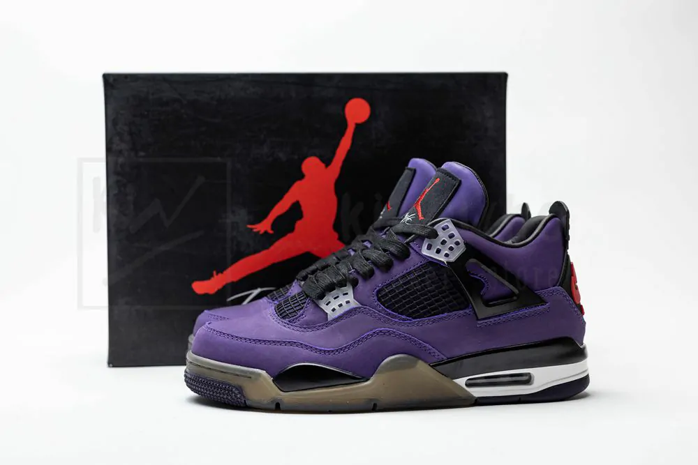 travis scott x air jordan 4 purple