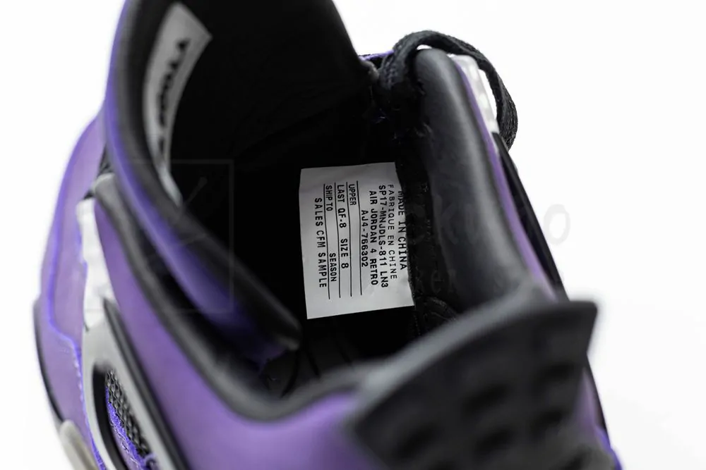 travis scott x air jordan 4 purple