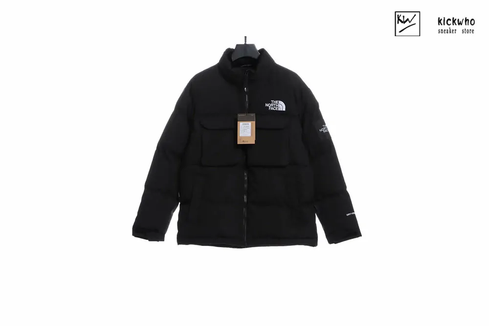 tnf pocket tooling down coat black