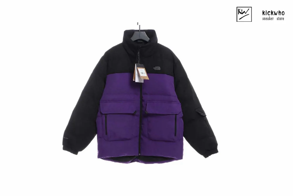 tnf urban outdoor down coat purple