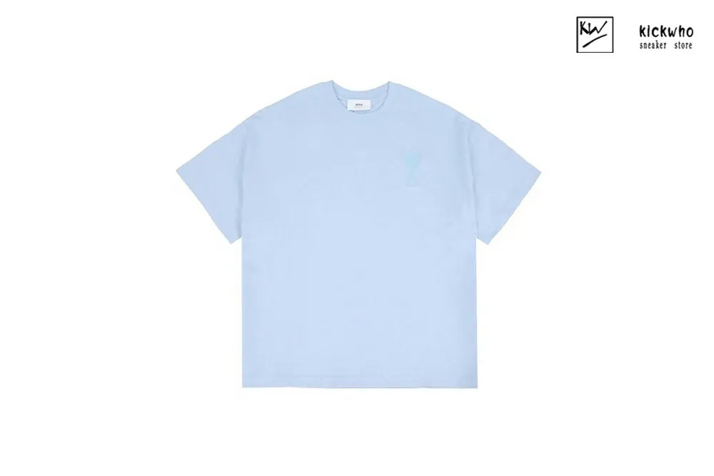 ami macaroon t-shirt blue