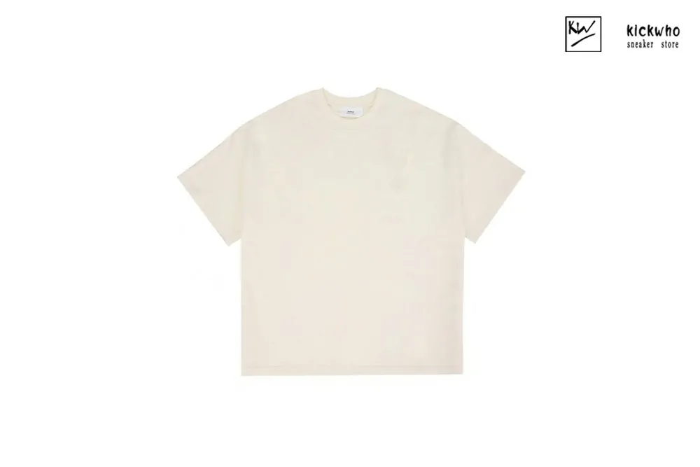 ami macaroon t-shirt cream