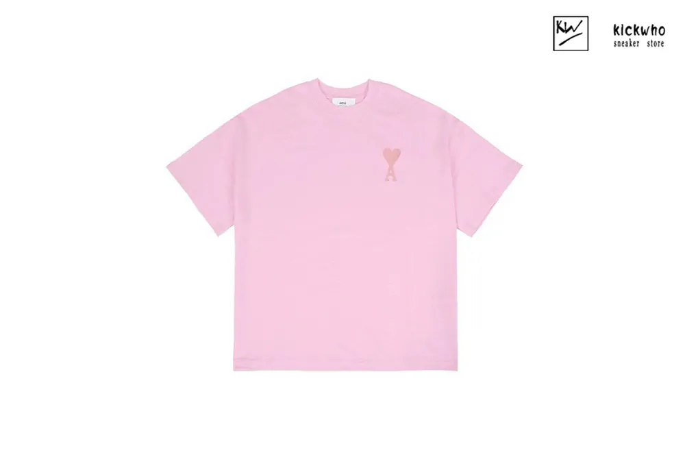 ami macaroon t-shirt pink